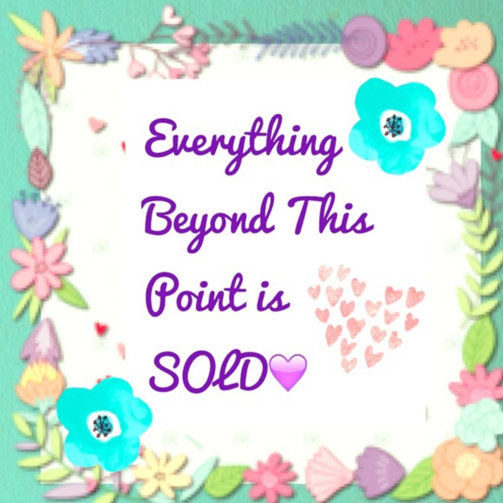 Items below are sold